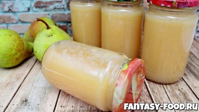 Пюре из груши на зиму
