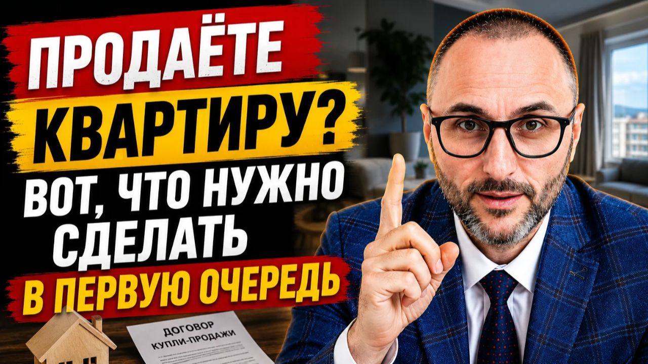 ЧТО нужно ОБЯЗАТЕЛЬНО сделать перед ПРОДАЖЕЙ квартиры