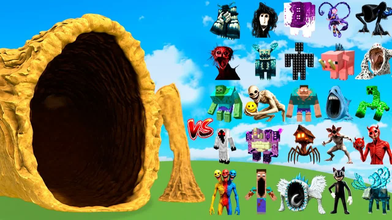 NEW SAND EATER vs All New Minecraft Bosses Minecraft Mob Battle