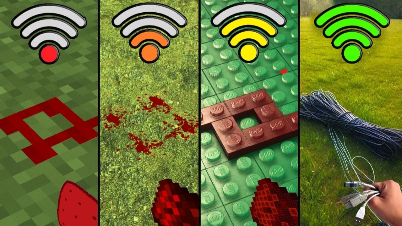 Новые эксперименты с редстоуном и разным Wi‑Fi в Minecraft — подборка