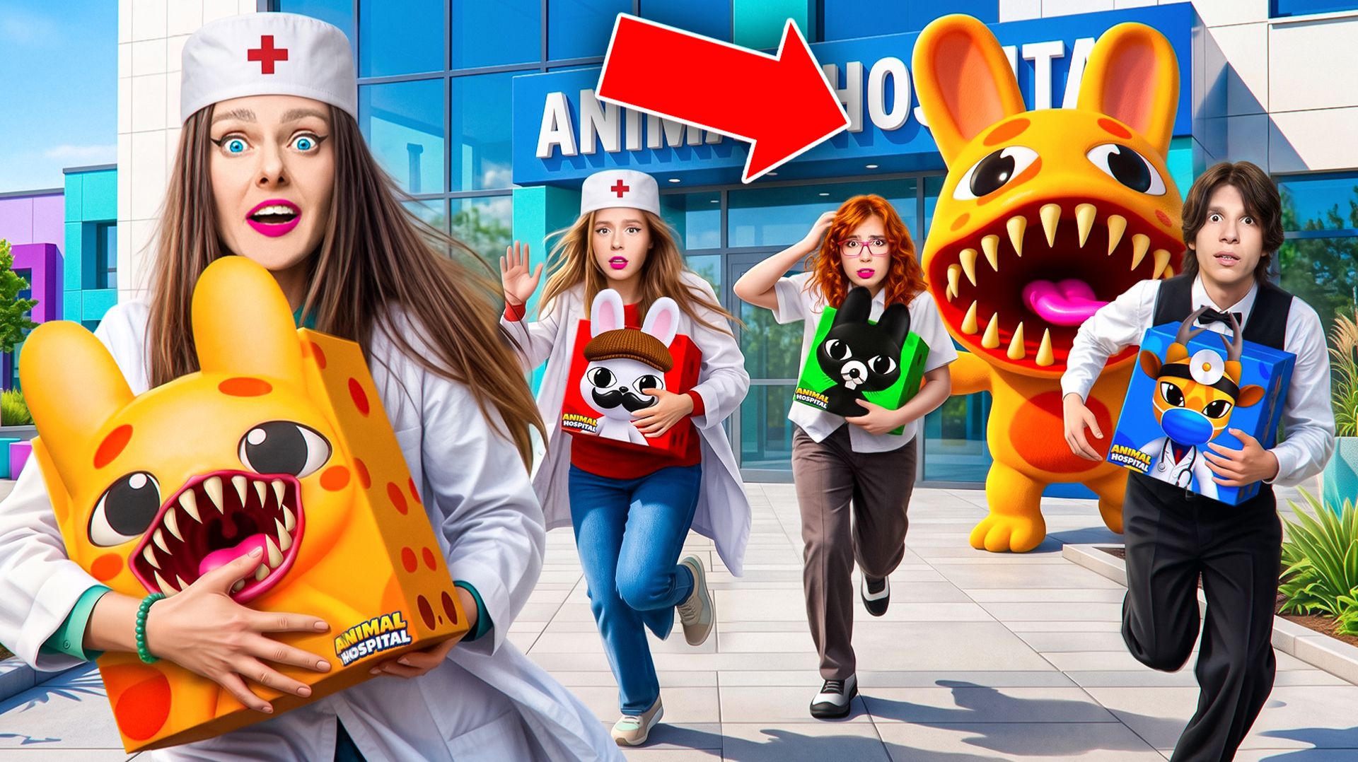 НИКОГДА НЕ ОТКРЫВАЙ БОКСЫ С АНОМАЛИЯМИ! 😱 ANIMAL HOSPITAL В РЕАЛЬНОЙ ЖИЗНИ
