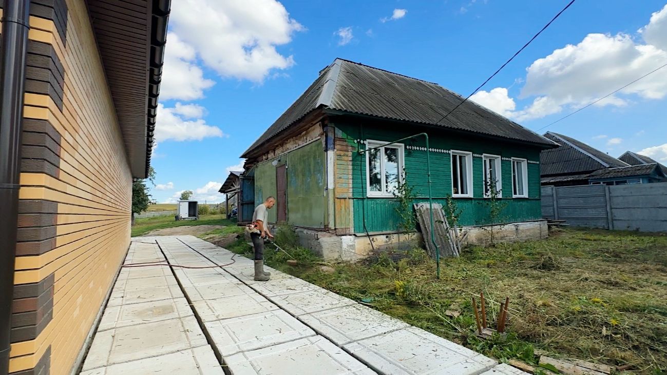 ⁣Давно нужно было это сделать. Расчищаем участок. Важная поездка. Строим дом в деревне своими руками.