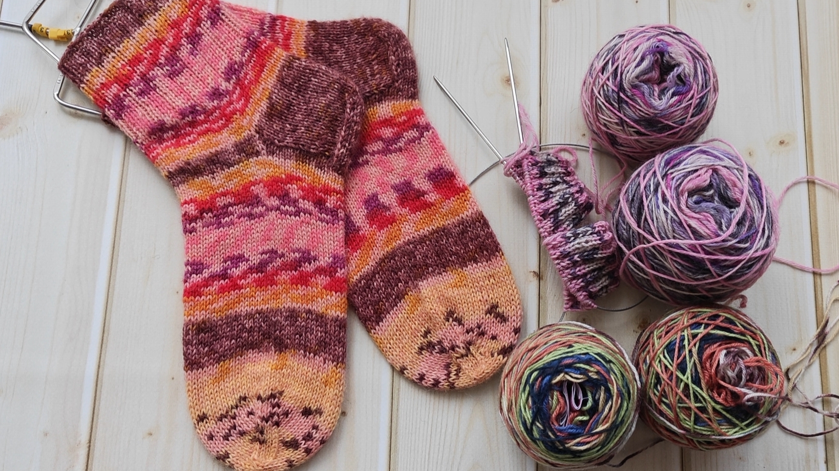 30.08-5.09.Влог🧶Носки сейчас необходимы🧶