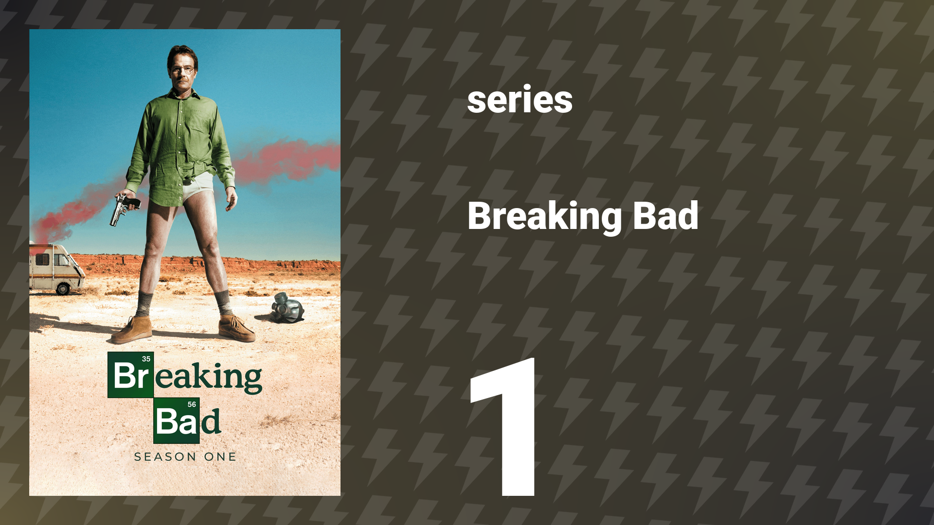 Breaking Bad Season 1 Episode 1 (series, 2008)