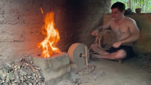 Primitive Technology Portable Pulley Blower.