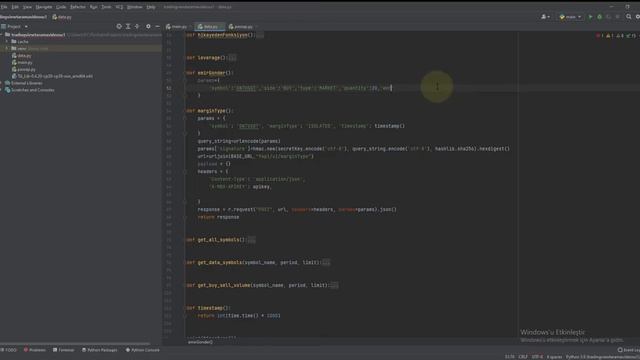 Emir Gönderme | Python Ile AlgoTrade [ 13 ]