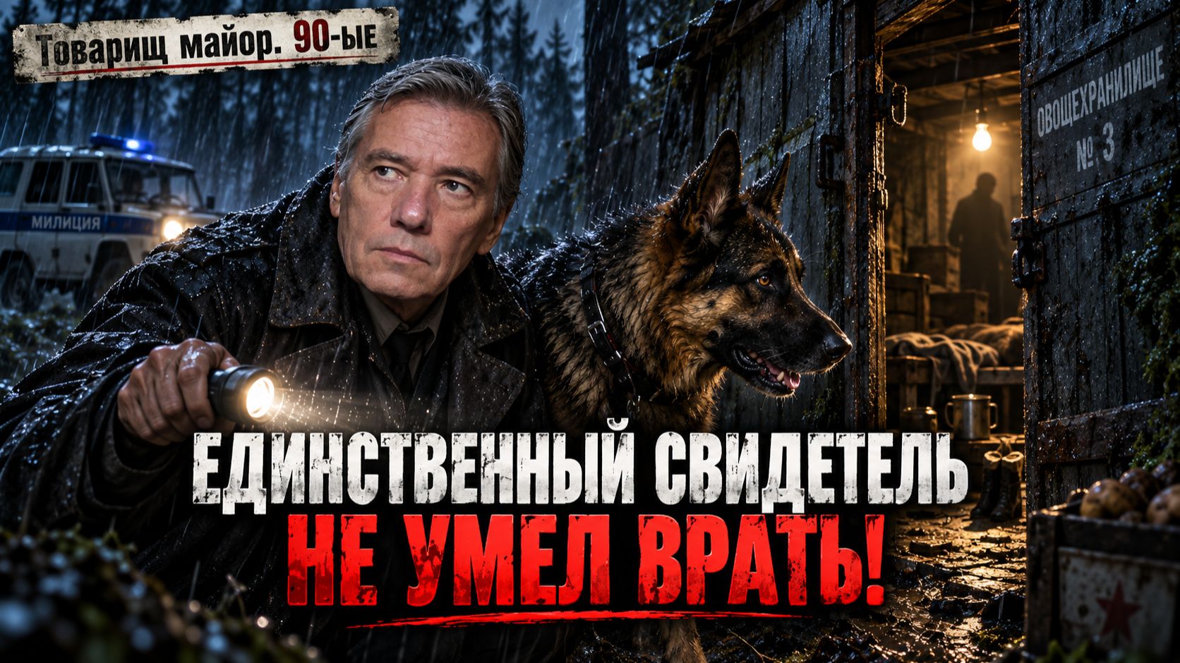 Все твердили: «Такого человека не было». Овчарка знала другое! Единственный свидетель не умел врать!