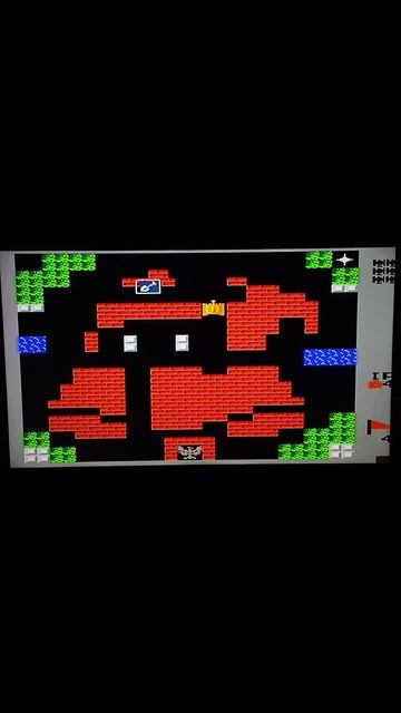 BATTLE  CITY Stage 4 #Dendy #BattleCity #Танчики