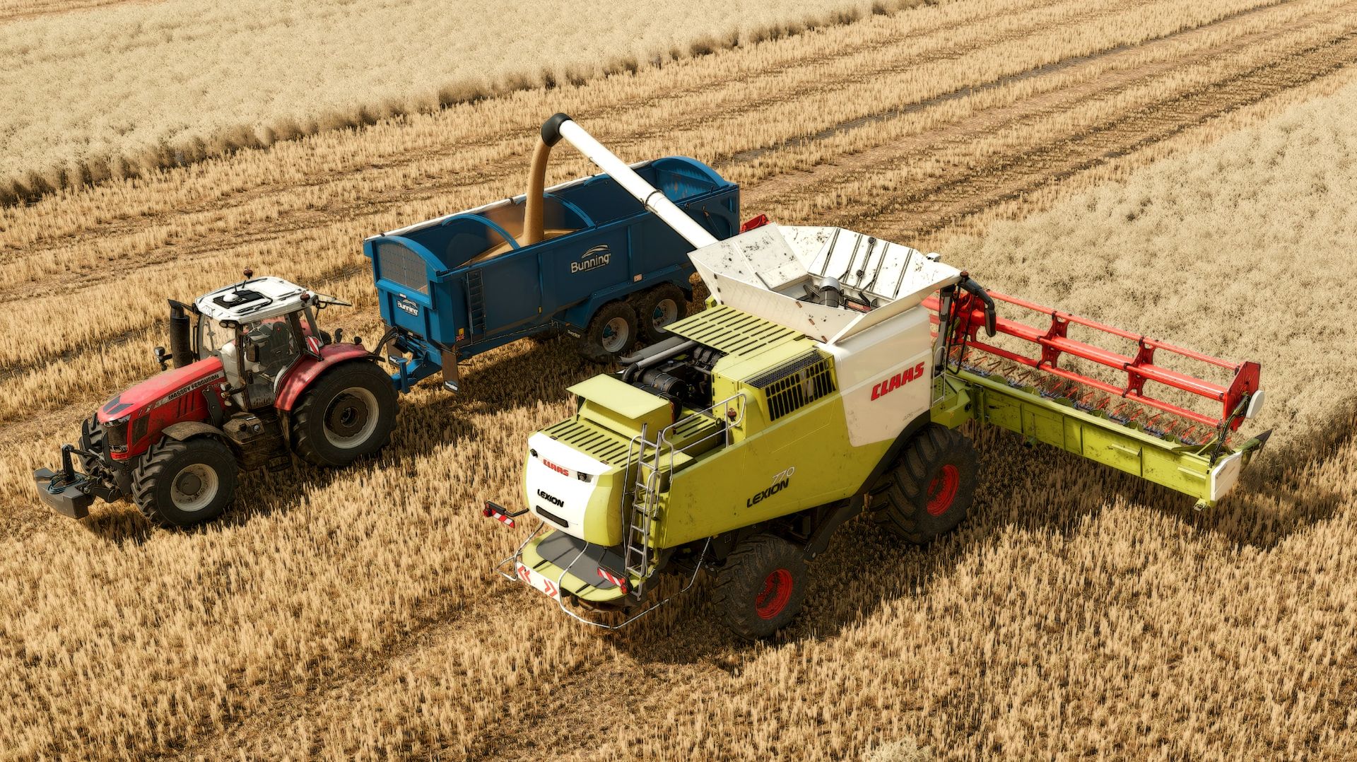 Farming Simulator 25 Claas Lexion 770 Уборка пшеницы