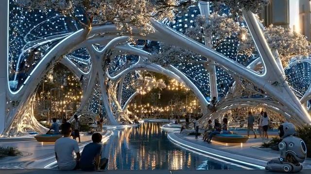 Living In The Future A Walk Through The Cities Of 2150 Melodic Trance Ambient 4K Sci-Fi