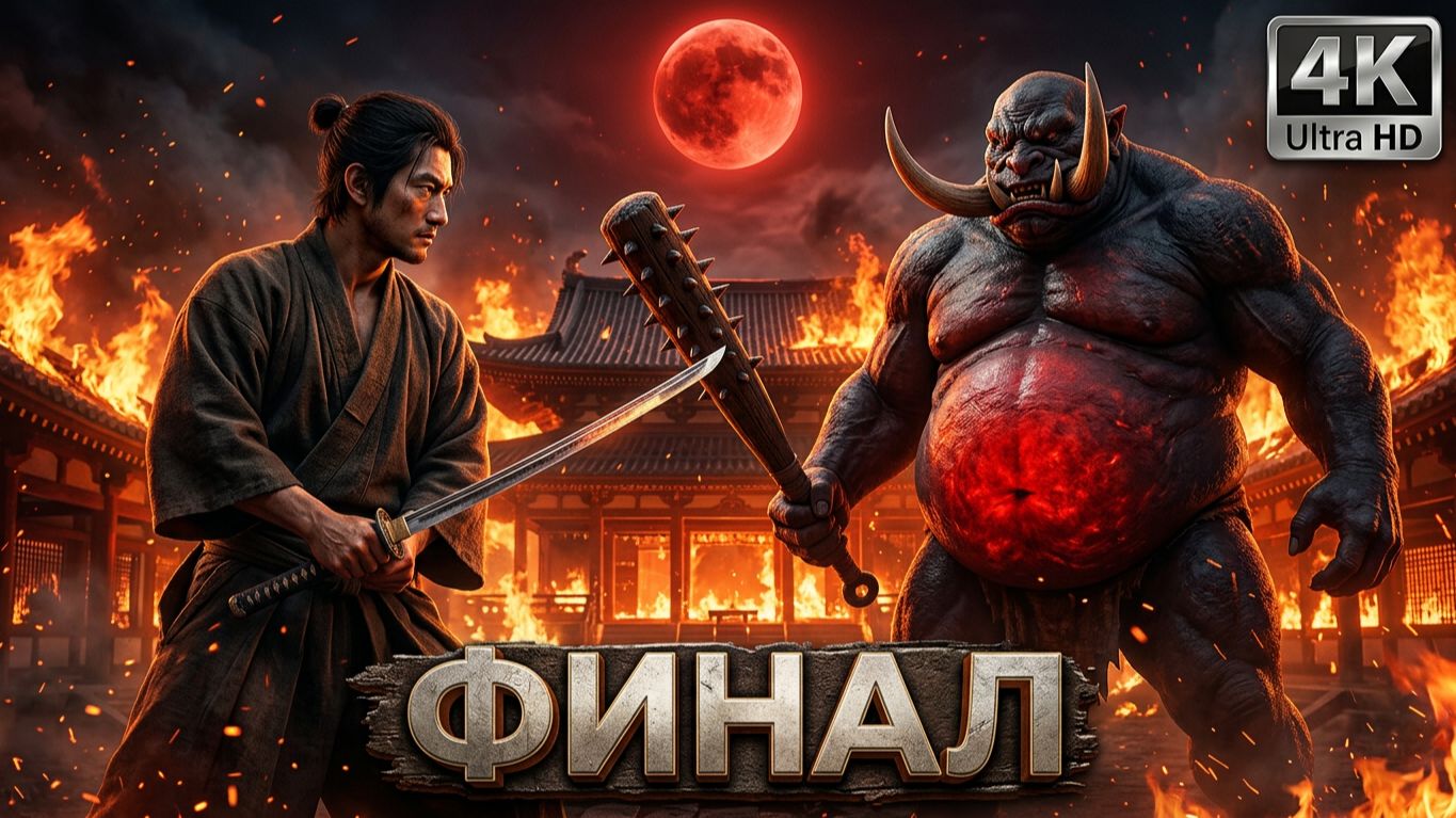 Onimusha: Way Of The Sword Demo - Прохождение на русском на PC в 4K - Финал