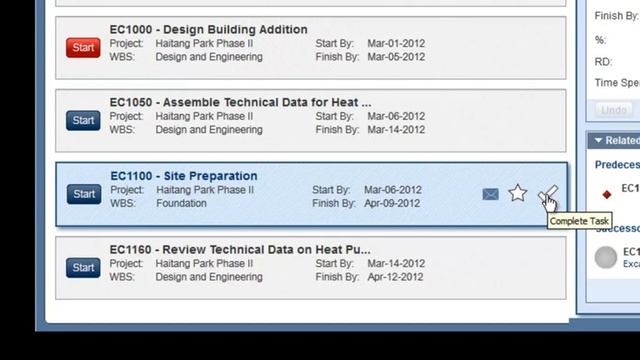 Primavera P6 Team Member (Web Application)