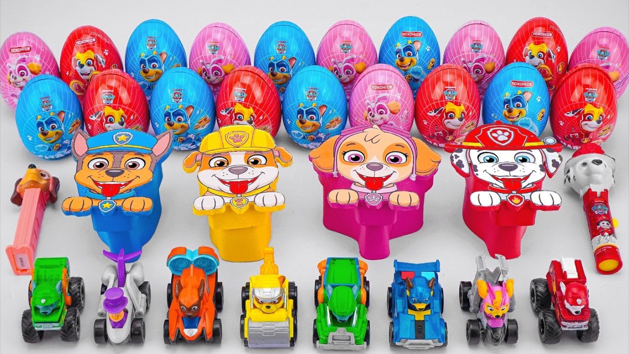 ASMR 73+ Минуты распаковки игрушек PAW PATROL Toy Eggs | Обзор игрушек