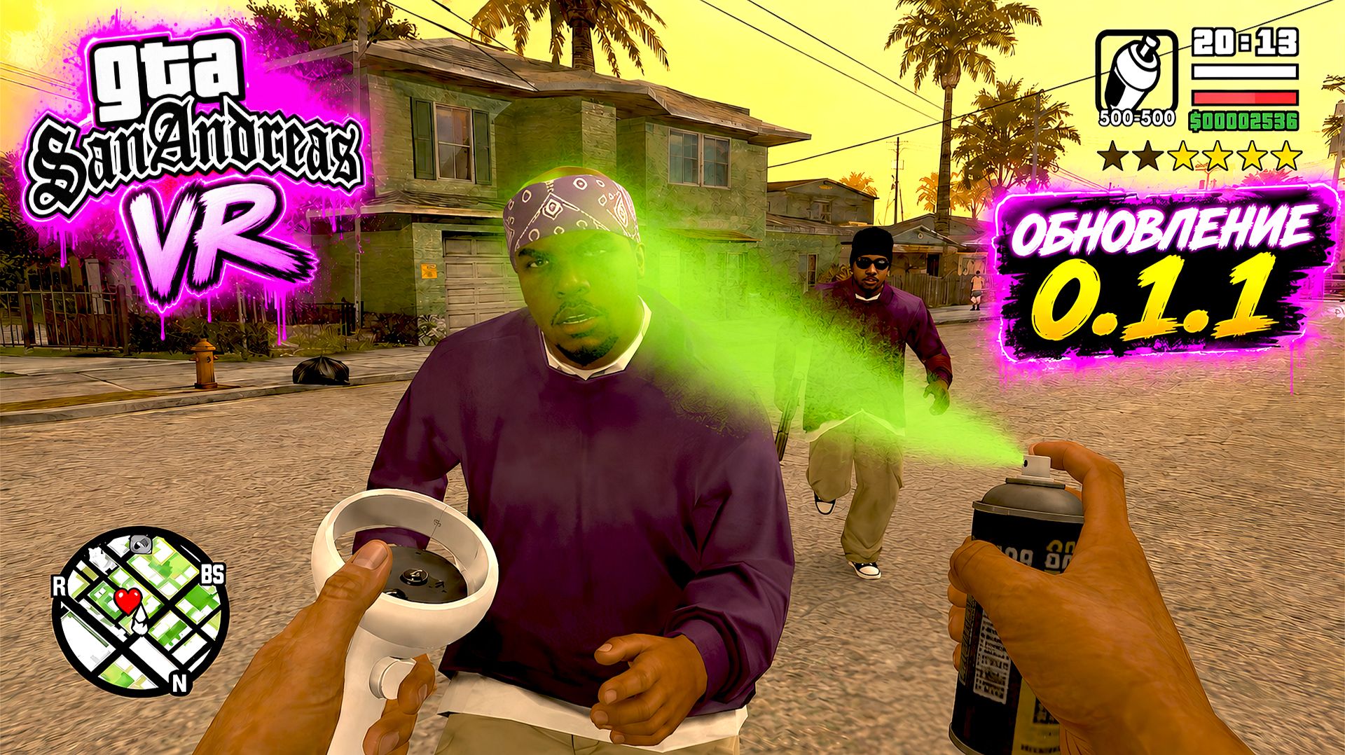 Вот теперь идеально? GTA SA VR - Мод для Quest 3🥽
