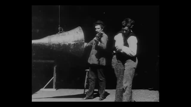 «Экспериментальный звуковой фильм Диксона» (The Dickson Experimental Sound Film (1894)) [4K 60FPS]