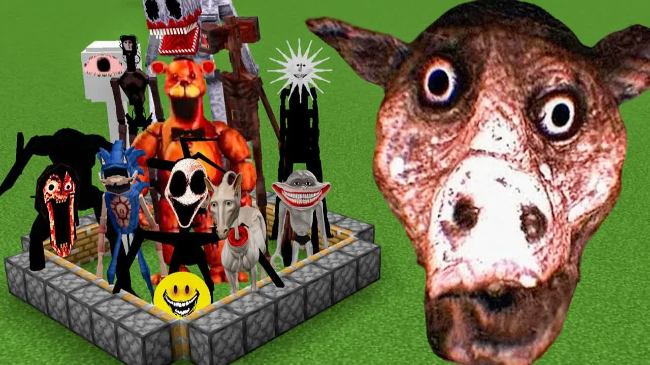 All New Creepypasta Creatures Combined In Minecraft !