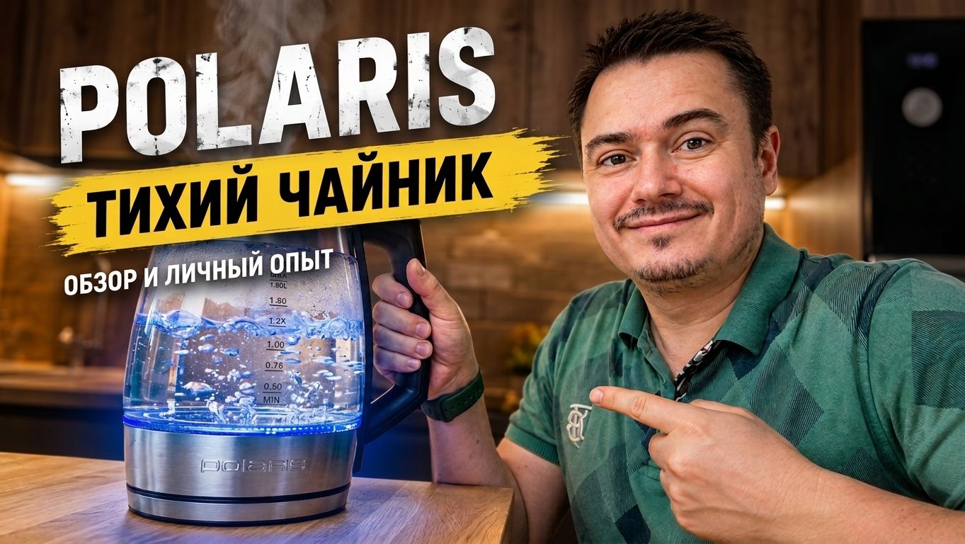 Обзор чайника Polaris PWK 1841CGLD с Алисой