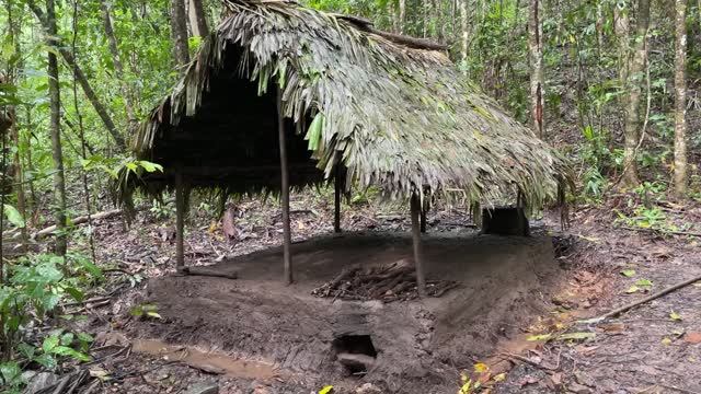 Primitive Technology Roof Tiles Dried By Underfloor Heating.