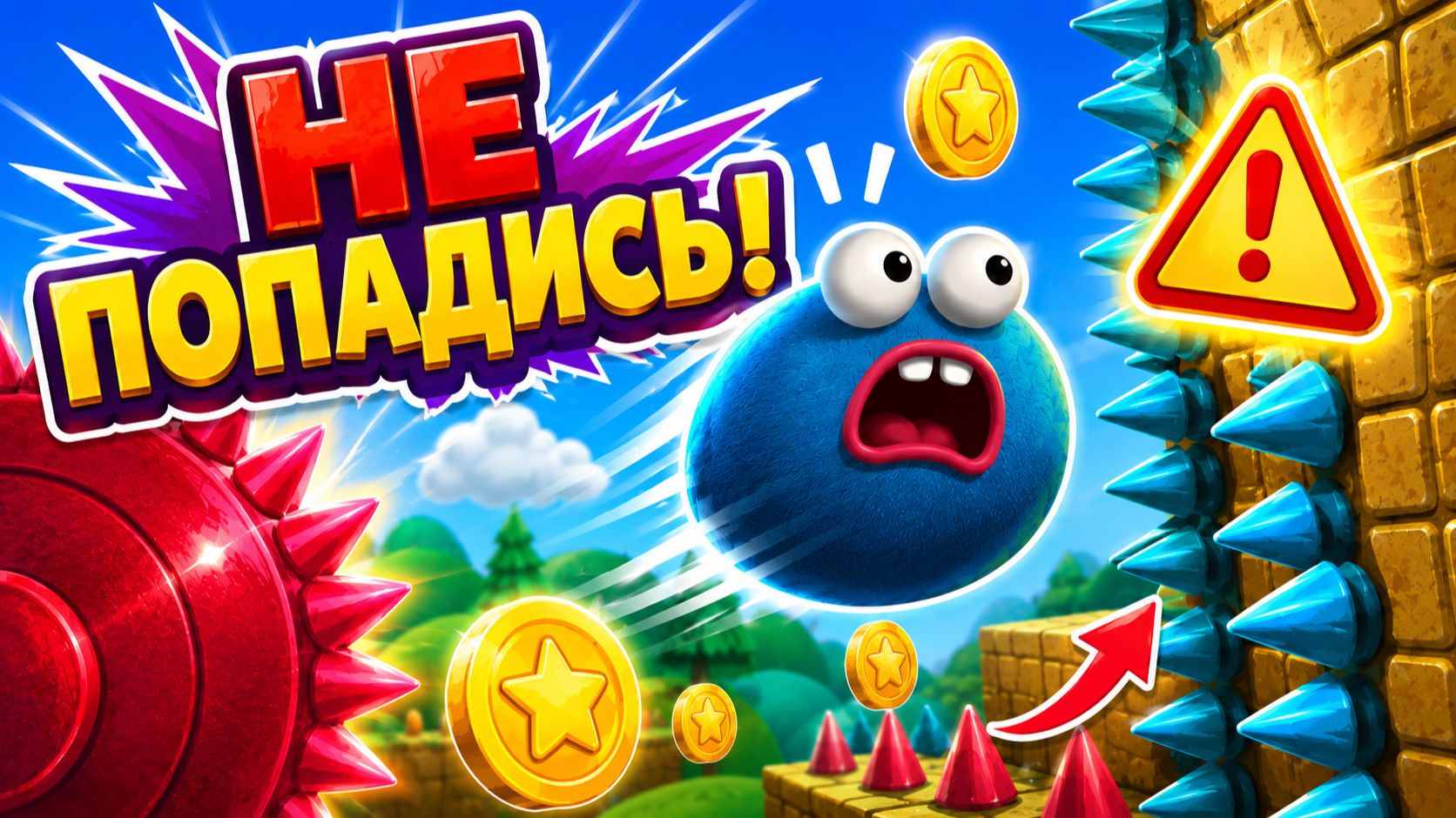 😱 ОПАСНЫЕ ЛОВУШКИ! Сможет ли герой пройти их? 🎮 Мультик для детей