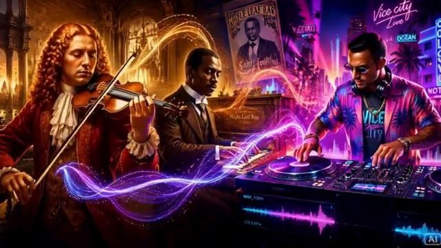 Vivaldi X Scott Joplin   Ragtime Techno Fusion   30 Min Baroque Groove Session