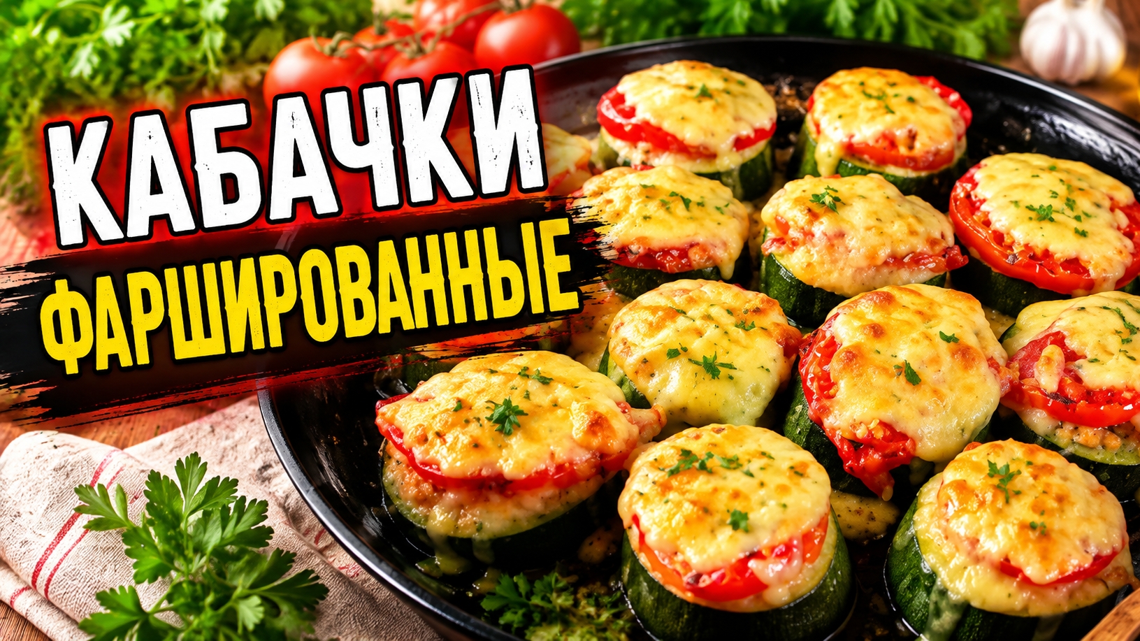 КАБАЧКИ фаршированные в духовке!