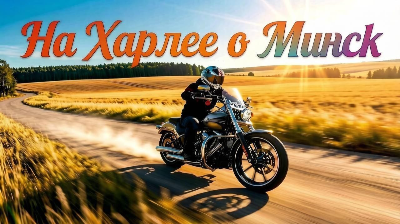 Путешествие в Минск на Harley Davidson Breakout #harleydavidson #moto #motovlog #bike #trip #motovlo