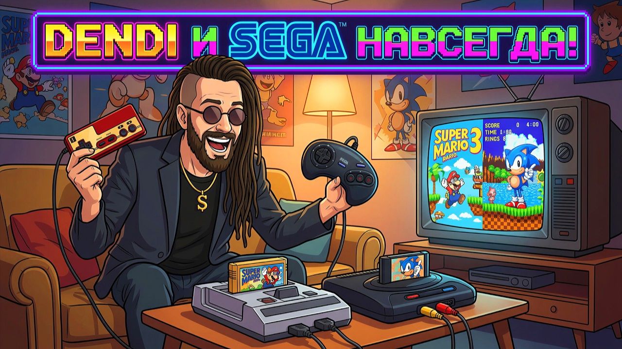 ПРОШЕЛ ИГРУ! - DENDI И SEGA НАВСЕГДА! - КАК МОЖНО УСТОЯТЬ ПЕРЕД НИМИ (1)