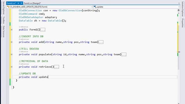 C# DataGridView Access Database -  INSERT,SELECT,UPDATE,DELETE,CLEAR Full