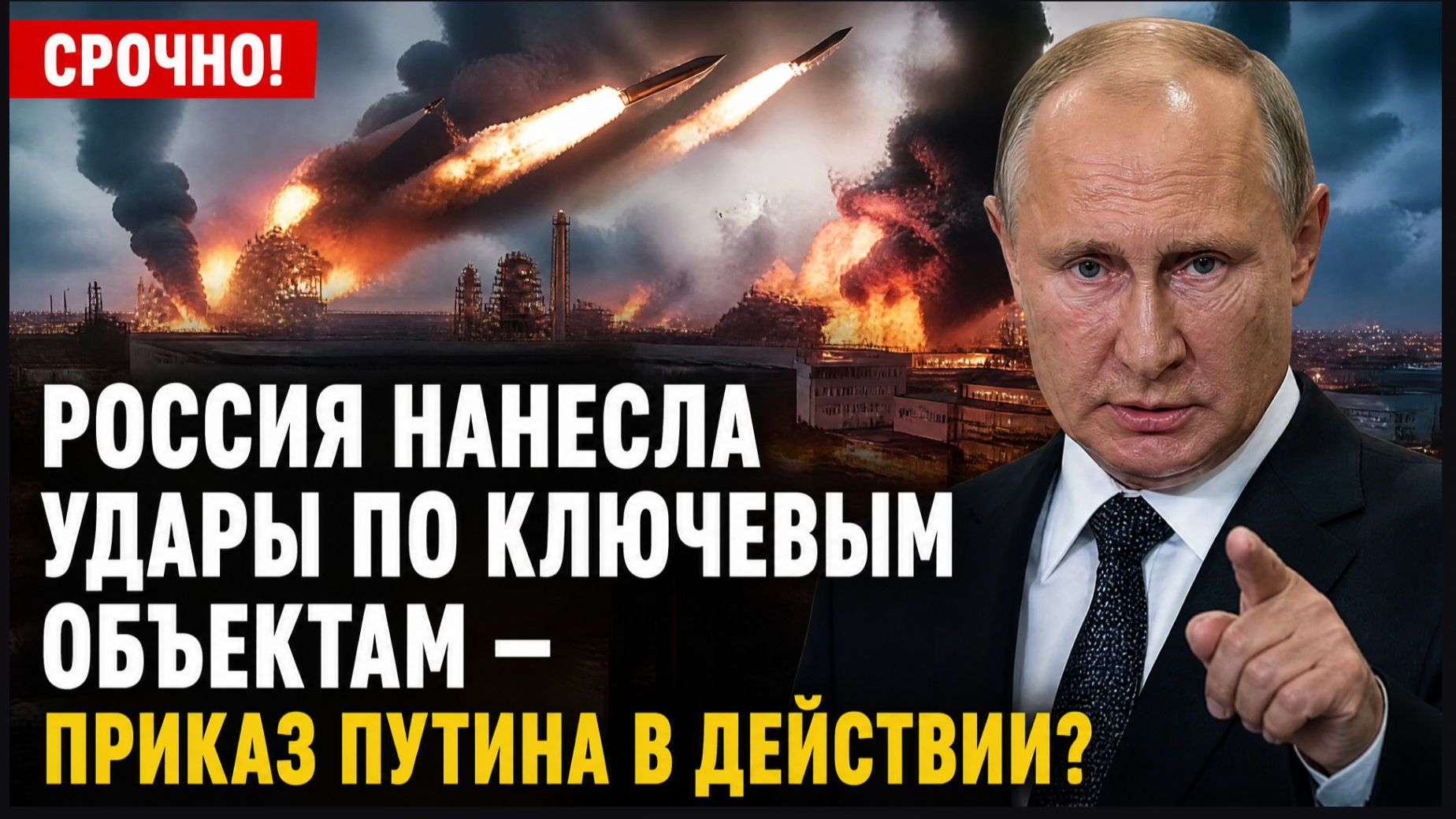 💥 СРОЧНО! РОССИЯ НАНЕСЛА УДАРЫ ПО КЛЮЧЕВЫМ ОБЪЕКТАМ — ПРИКАЗ ПУТИНА В ДЕЙСТВИИ?
