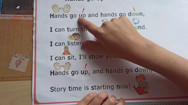 ENGLISH - Hands Go Up And Down // From Laura