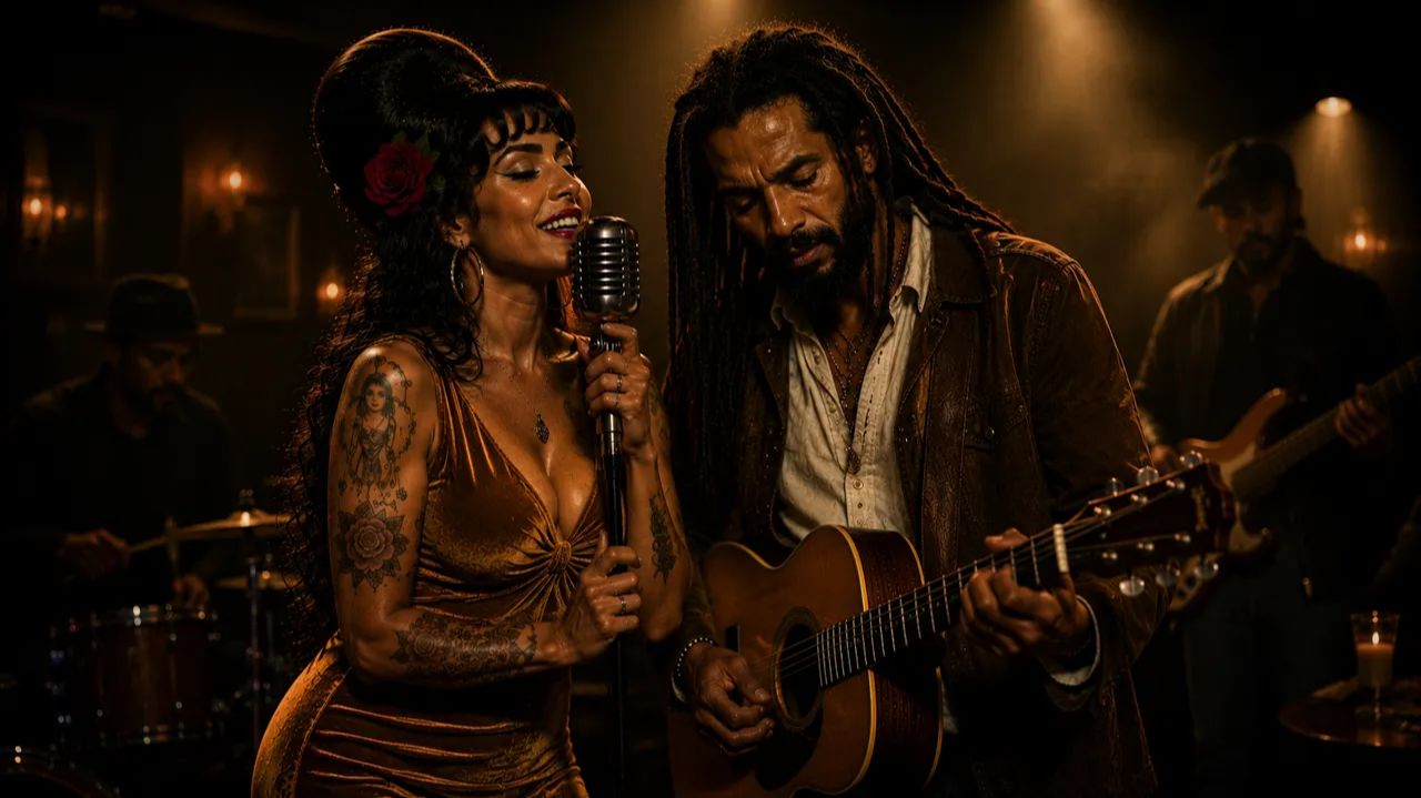 Amy Winehouse & Damian Marley Style 🌙 Soulful Reggae Blues Escape