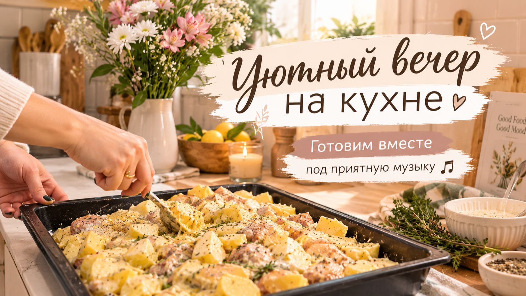 Уютный вечер на кухне | Готовим вместе под приятную музыку