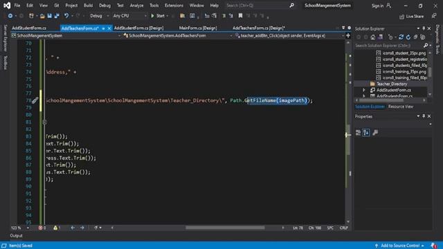 C# Full Tutorial - School Management System With Source Code