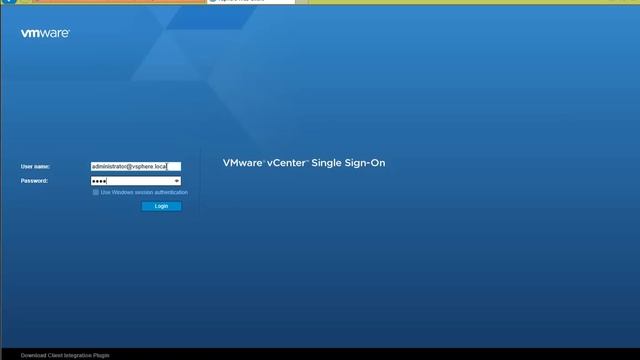 Настройка VMware VCenter Server Appliance 6 через VSphere Web Client