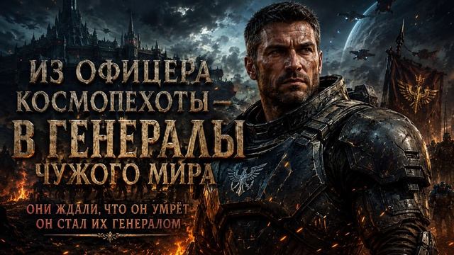 АУДИОКНИГА ПОЛНОСТЬЮ | Из офицера космопехоты — в генералы чужого мира | ПОПАДАНЦЫ | Книга 1