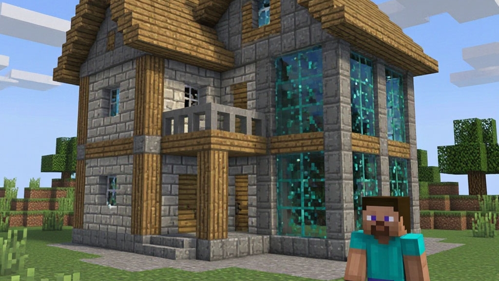 продолжаю строить дом I Continue To Build The House