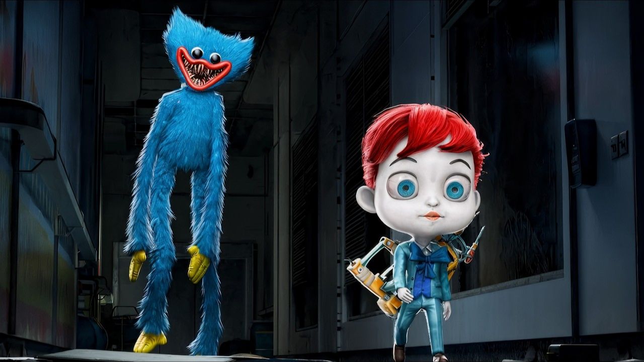 Poppy Boy и Huggy Wuggy, секретная сцена, время игры с Poppy