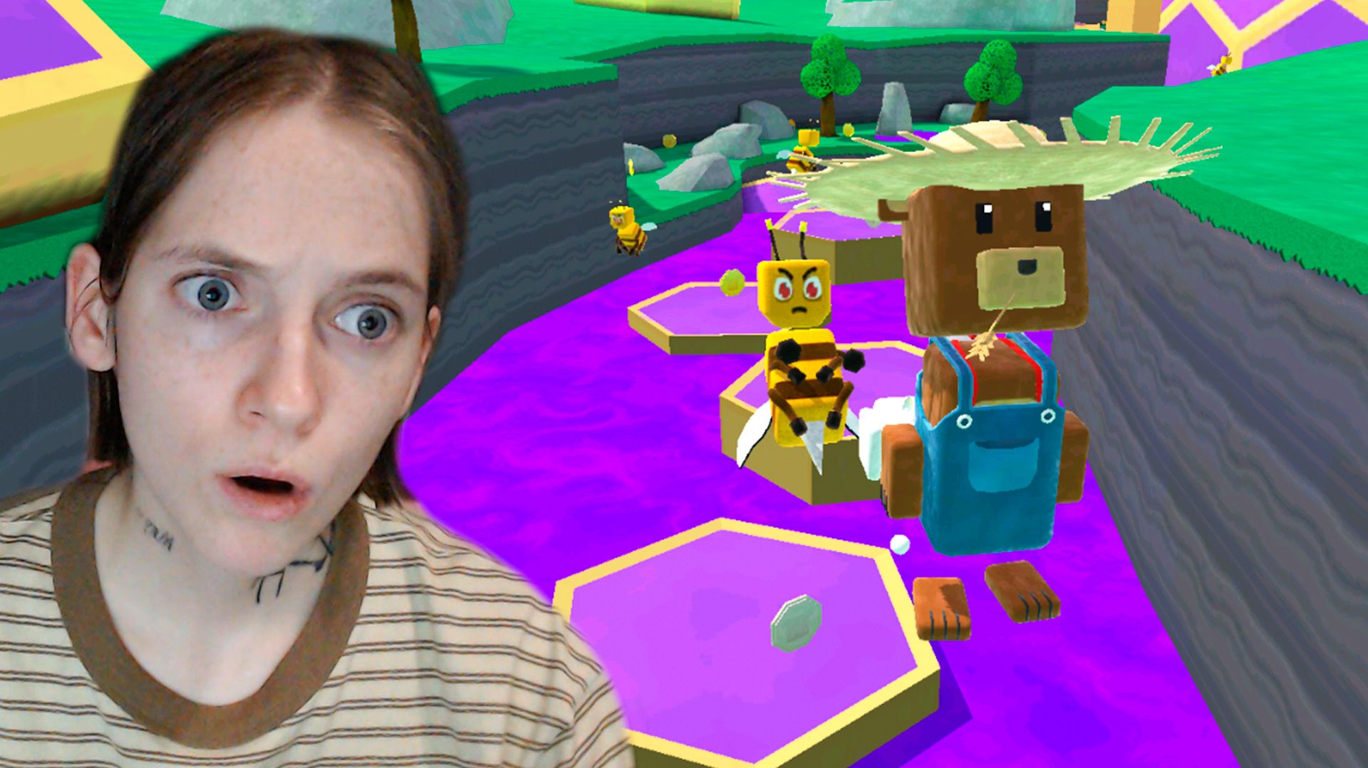 Прохождение с модом на скорость Super Bear Adventure