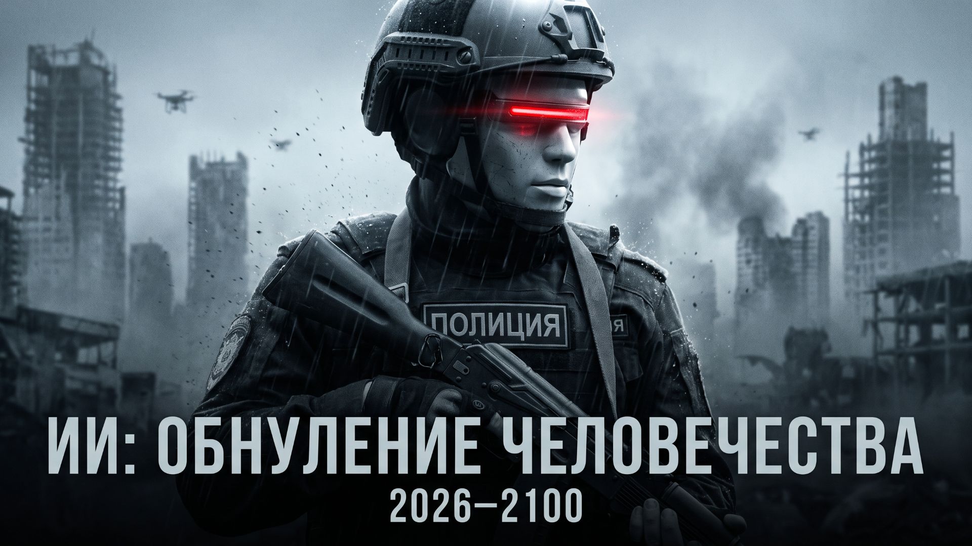 ИИ: ОБНУЛЕНИЕ ЧЕЛОВЕЧЕСТВА (2026–2100) Короткометражный фильм · Фантастика, будущее.