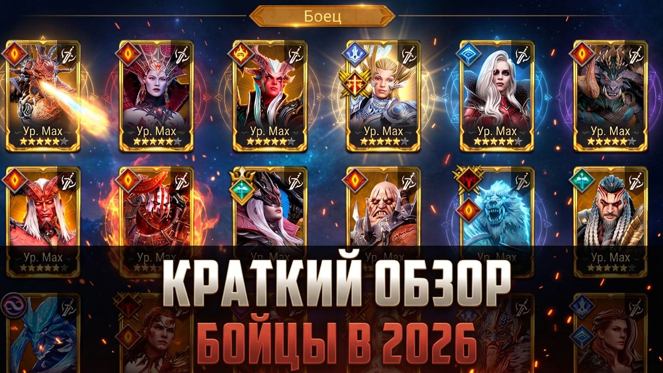 КРАТКИЙ ОБЗОР БОЙЦОВ 2026 ДЛЯ НОВИЧКОВ  #watcherofrealms