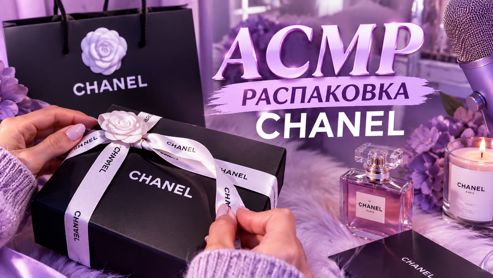 АСМР РАСПАКОВКА БОКСА С КОСМЕТИКОЙ