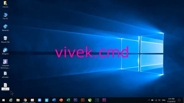 Activate Microsoft Office Word 2019.