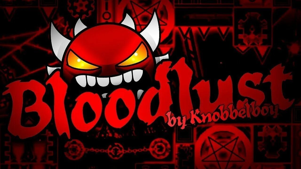 Bloodlust 100% в Geometry Dash! Видео от Retic55