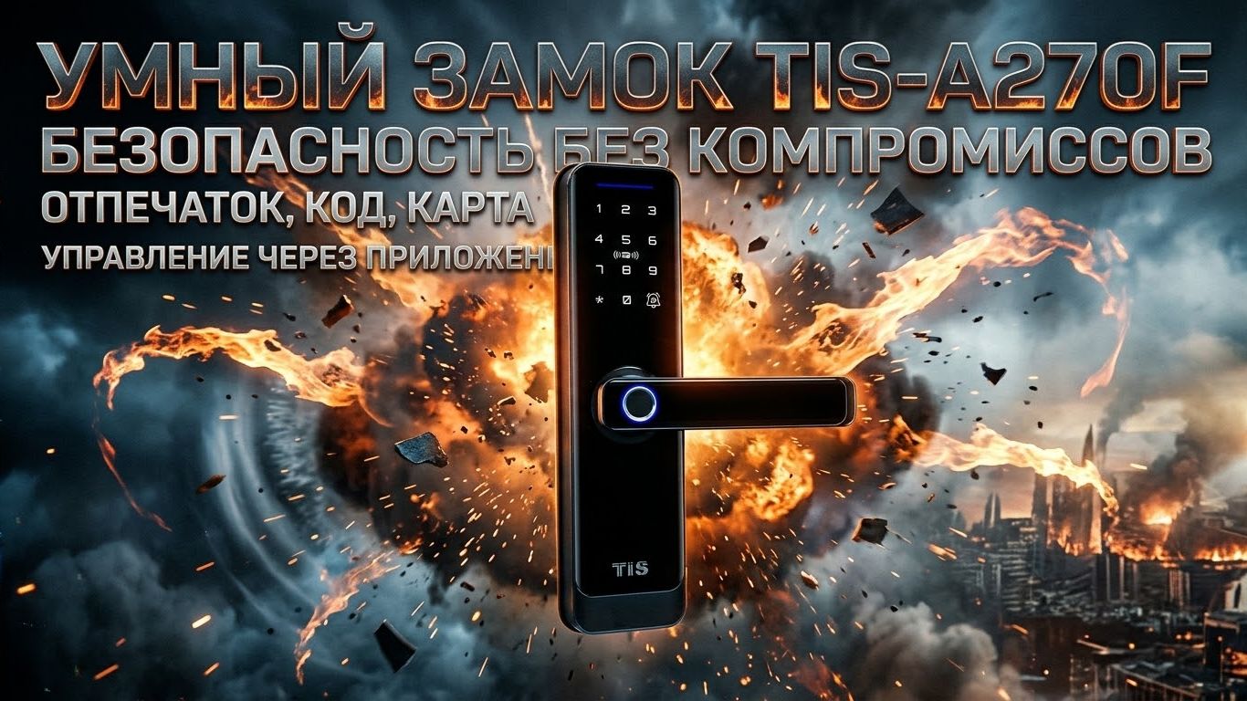 TIS. Умный замок TIS-A270F-SLF, серии 