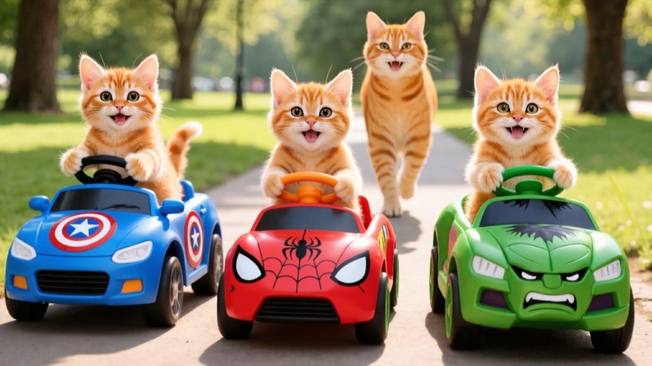 🐾 Мама-кошка подстригает шерсть на ферме и делает тигровую шапку для котят дома🐾🎩🐯