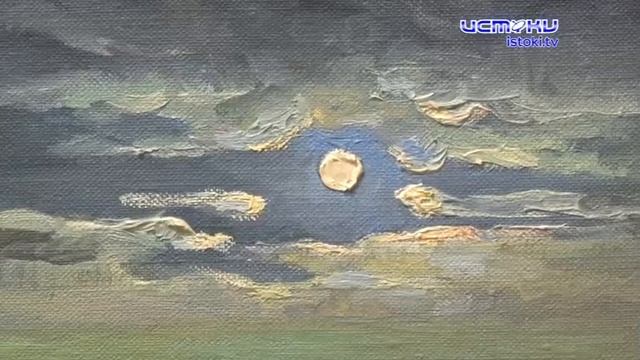 Репортаж телевиденья. Художник Ревякин Дмитрий.