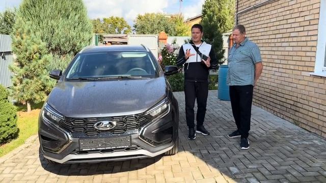 ЗАКАЗАЛ ДОСТАВКУ￼ ДО МОСКВЫ НОВОГО LADA VESTA SV CROSS ПРАКТИК.