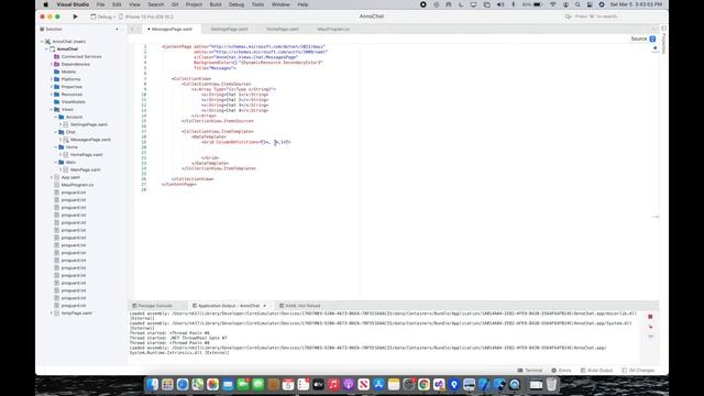 CollectionView - Design Chat Messages - Net MAUI Tutorial - EP 05
