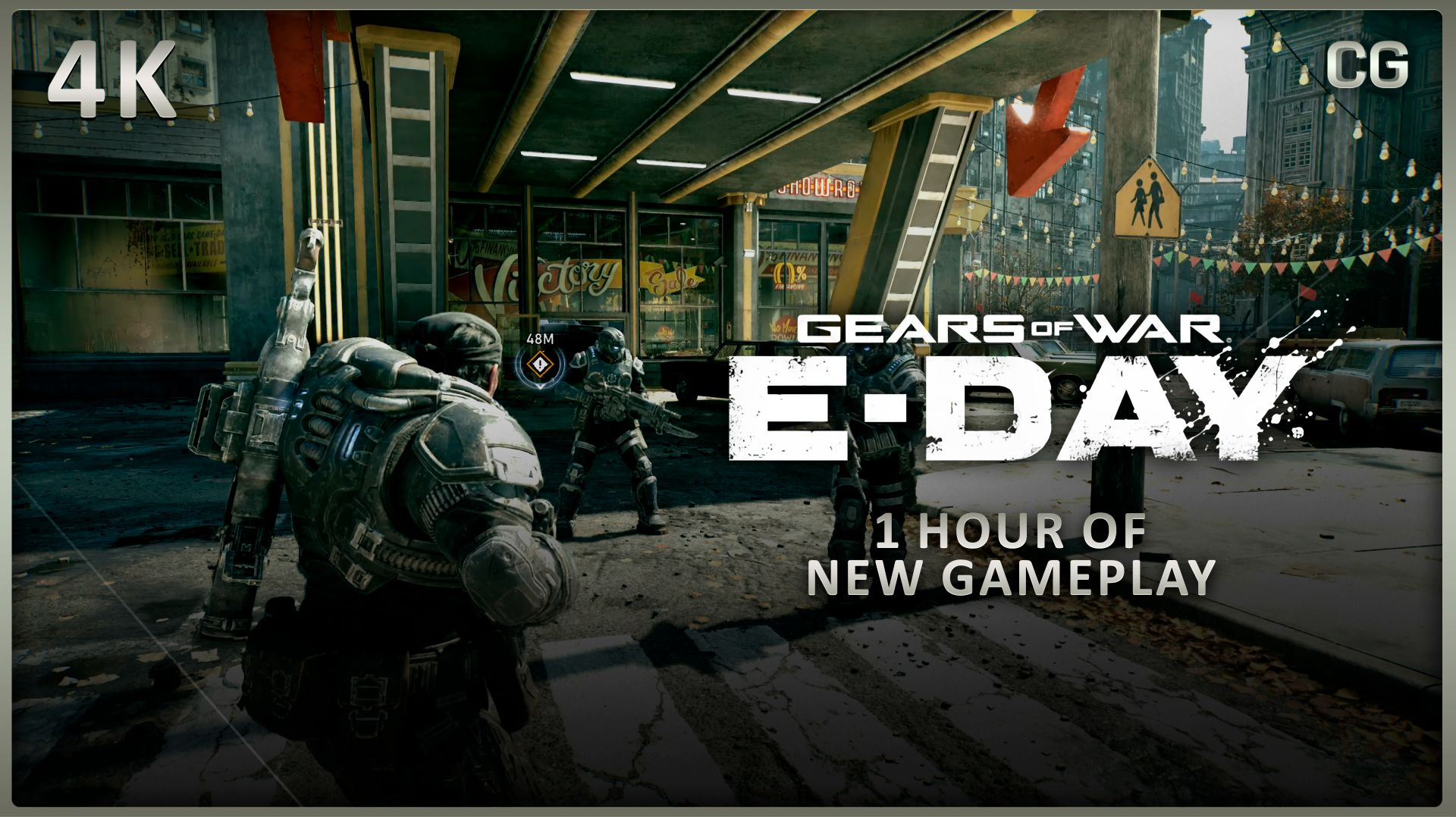 Gears Of War: E Day - Campaign NEW Gameplay Demo, 4K ( 60FPS )