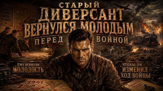 АУДИОКНИГА ПОЛНОСТЬЮ | Старый диверсант вернулся молодым перед войной | ПОПАДАНЦЫ | Книга 1